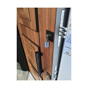 Çelik Kapı, Kabartmalı Model Daire Kapısı, Tırnaklı Çelik Kapı Sol Açılım