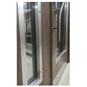 Çelik Kapı, Apartman Kapısı, Dış Mekan Çelik Kapı Sol Açılım
