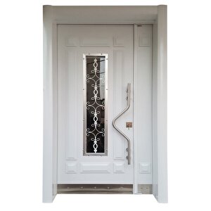 Apartman Bina Giriş Kapısı, Hidrolik Sistemli Villa Kapısı Sol Açılım