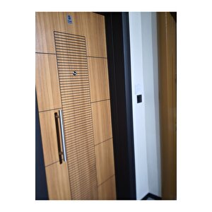 Çelik Kapı, Düz Model Daire Kapısı, Tırnaklı Sistem Sol