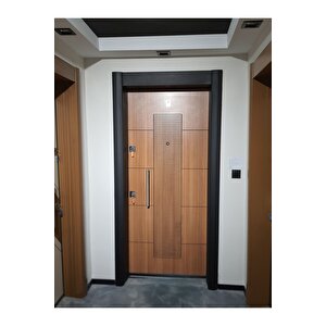 Çelik Kapı, Düz Model Daire Kapısı, Tırnaklı Sistem Sol