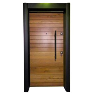 Çelik Kapı, Saruhan Renk Modelleri, Monoblok Kilit Sistemi 90x200cm Sağ Açılım