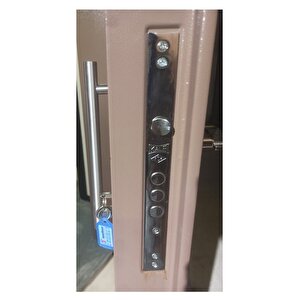 Çelik Kapı, Tırnaklı Daire Kapı Düz Model Statik Kasalı Tanganika Daire Kapısı Sağ Açılım