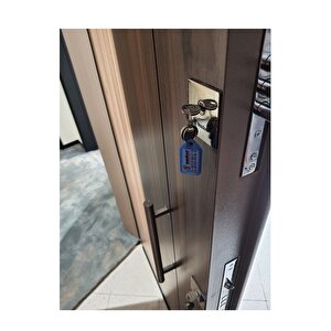 Çelik Kapı, Tırnaklı Daire Kapı Düz Model Statik Kasalı Tanganika Daire Kapısı Sağ Açılım