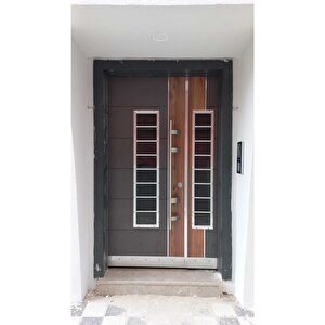 Çelik Kapı, Düz Model Bina Giriş Kapısı Apartman Kapısı Sol Açılım