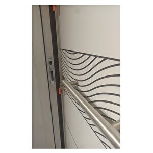 Çelik Kapı, Beyaz Çelik Kapı, Tırnaklı Çelik Kapı, Gizli Ayarlı Kasa Çelik Kapı Sağ Açılım