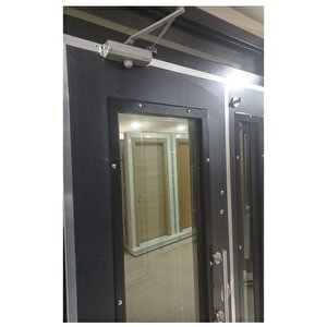 Çelik Kapı Fiyatları Siyah Statik Kasalı Çelik Kapı, Apartman Giriş Kapısı Sol Açılım