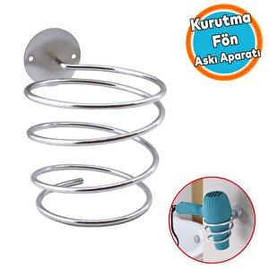 Banyo Lavabo Kuaför Salonu Berber Fön Makina Asma Saç Kurutma Makinası Metal Aparat Askısı