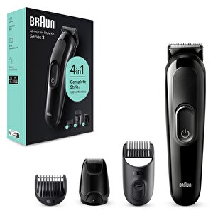 Braun Series 3 Sk3400 Hepsi Bir Arada Şekillendirme Seti, 4’ü 1 Arada Erkek Bakım Kiti