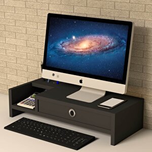 Mira Monitör Yükseltici Laptop Standı Siyah Raf