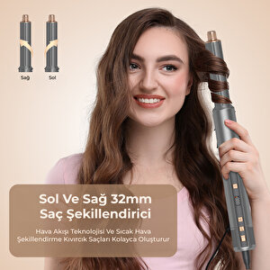 Yasomi Witero 9in1 Ultra Airwrap Multi-styler Sıcak-soğuk Hava Üflemeli Saç Şekillendirme Cihazı