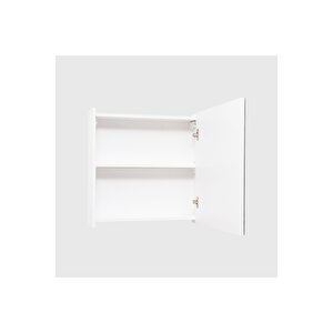 Aynalı Banyo Dolabı – Raflı Lavabo Üstü, Modern Tasarım - 65x60