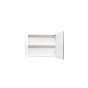 Aynalı Banyo Dolabı – Raflı Lavabo Üstü, Modern Tasarım- 80x60