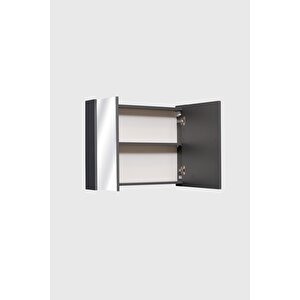 Aynalı Banyo Dolabı – Raflı Lavabo Üstü, Modern Tasarım- 80x60