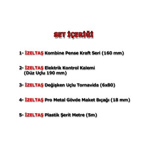 5'li Pro Set 13000 005655 Pense
