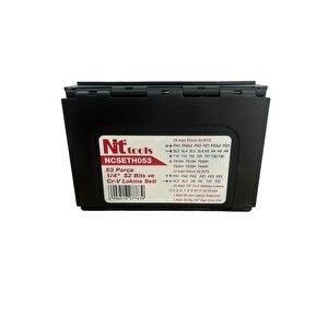 Nttools Bist Uç Ve Lokma Seti 1/4" 53 Parça