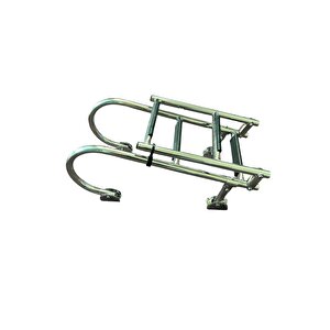 Krom Katlanir Merdi̇ven 2+2 4 Basamak