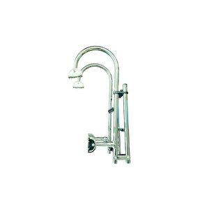 Krom Katlanir Merdi̇ven 2+2 4 Basamak