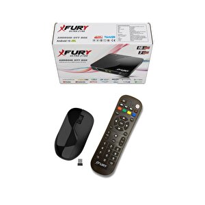 Fury Android Tv Box Medya Oynatıcı 16gb Hafıza Dahili Wifi - Kablosuz Mouse - Çanaksız Tv İzleme