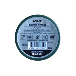 Voit Explorer Thermos 650 Ml / Yeşi̇l