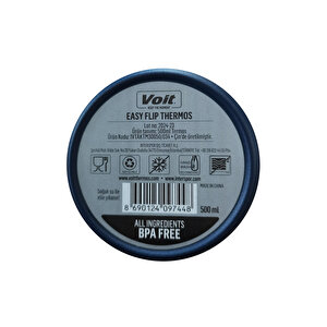 Voit Easy Flip Thermos 500 Ml / Mavi̇