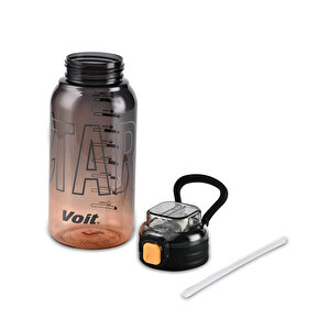 Star Tritan Suluk 1000ml / Si̇yah-turuncu