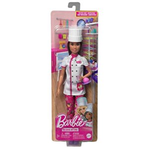 Barbie Kariyer Bebeği Pasta Şefi Hkt67