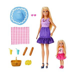 Barbie Malibu Ve Chelsea Piknik Oyun Seti Jbf43