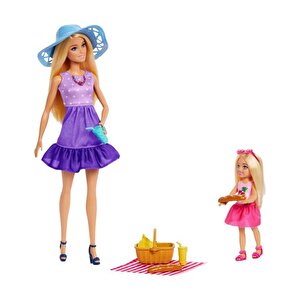 Barbie Malibu Ve Chelsea Piknik Oyun Seti Jbf43