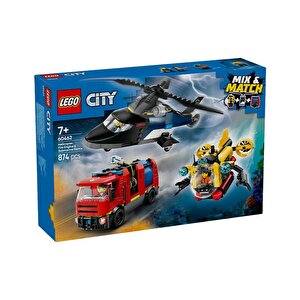 City Helikopter İtfaiye Kamyonu Ve Denizaltı Karışımı 60462