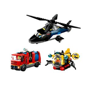 City Helikopter İtfaiye Kamyonu Ve Denizaltı Karışımı 60462