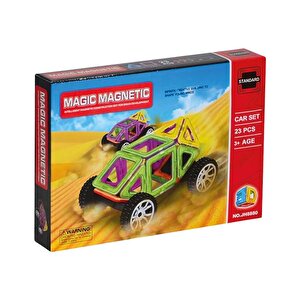 Kızılkaya Oyuncak Magic Magnetic Araba 23 Parça Jh8880