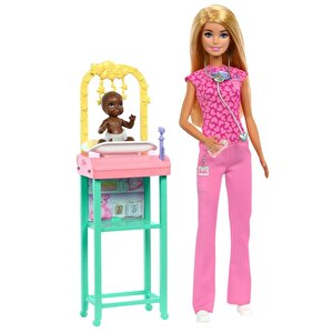 Barbie Kariyer Bebeği Bebek Doktoru Jcr72