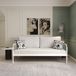 Sofia Sedir Metal Karyola 90x190 cm