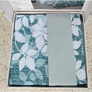 Nevresim Takımı % 100 Cotton Tek Kişilik - Mavi (23309)