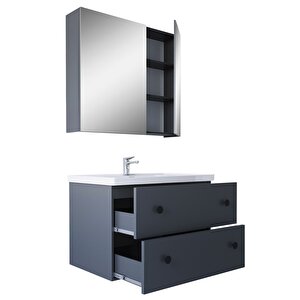 Home Tiflis 80 Cm Mdf Banyo Dolabı Seti 80 cm