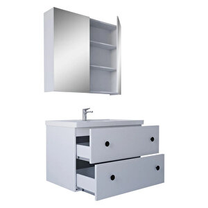 Home Tiflis 65 Cm Mdf Banyo Dolabı Seti Beyaz