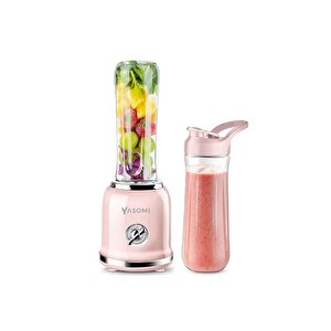 Bl019 Retro Smoothie Blender Pembe ( Türkiye Garantili )