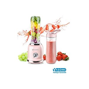Bl019 Retro Smoothie Blender Pembe ( Türkiye Garantili )