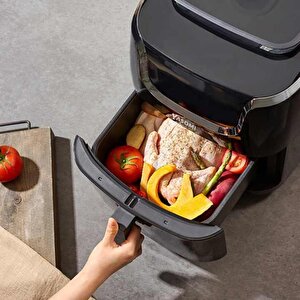 Y77 Xxl Buharli Airfryer Fritöz 7lt 1700w Siyah ( Türkiye Garantili )