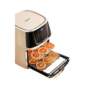 Y88 Xxl 1500w 8 Litre Airfryer Oven Fritöz (bej)