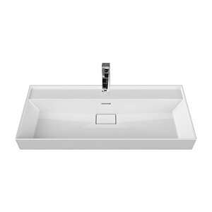 Cerastyle Sharp Etajerli Lavabo 100x48 Cm