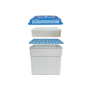 2 Kg. Dikdörtgen Nem Alıcı Aparat Kırmızı Meyva ( 2 Kg. Blok )
