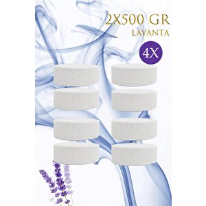 4 Adet 2x500 Gr Nem Alıcı Rutubet Ve Küf Önleyici Yedek Tablet Lavanta