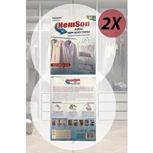2 Adet 250 Gr Askılı Dolap Içi Nem Alıcı