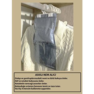 2 Adet 250 Gr Askılı Dolap Içi Nem Alıcı