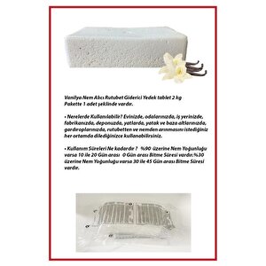 2 Kg. Nem Alıcı Yedek Tablet Vanilya