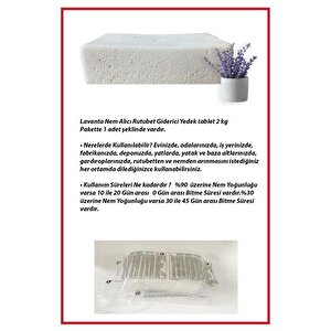2 Kg. Nem Alıcı Yedek Tablet Lavanta