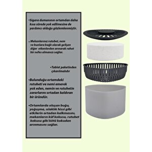 500 Gr Nem Alıcılı Ve Rutubet Giderici Aparat Üçgen Naturel (tablet Dahil)