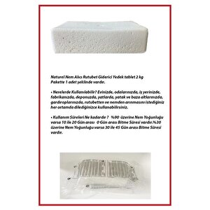 2 Kg. Nem Alıcı Yedek Tablet Naturel
